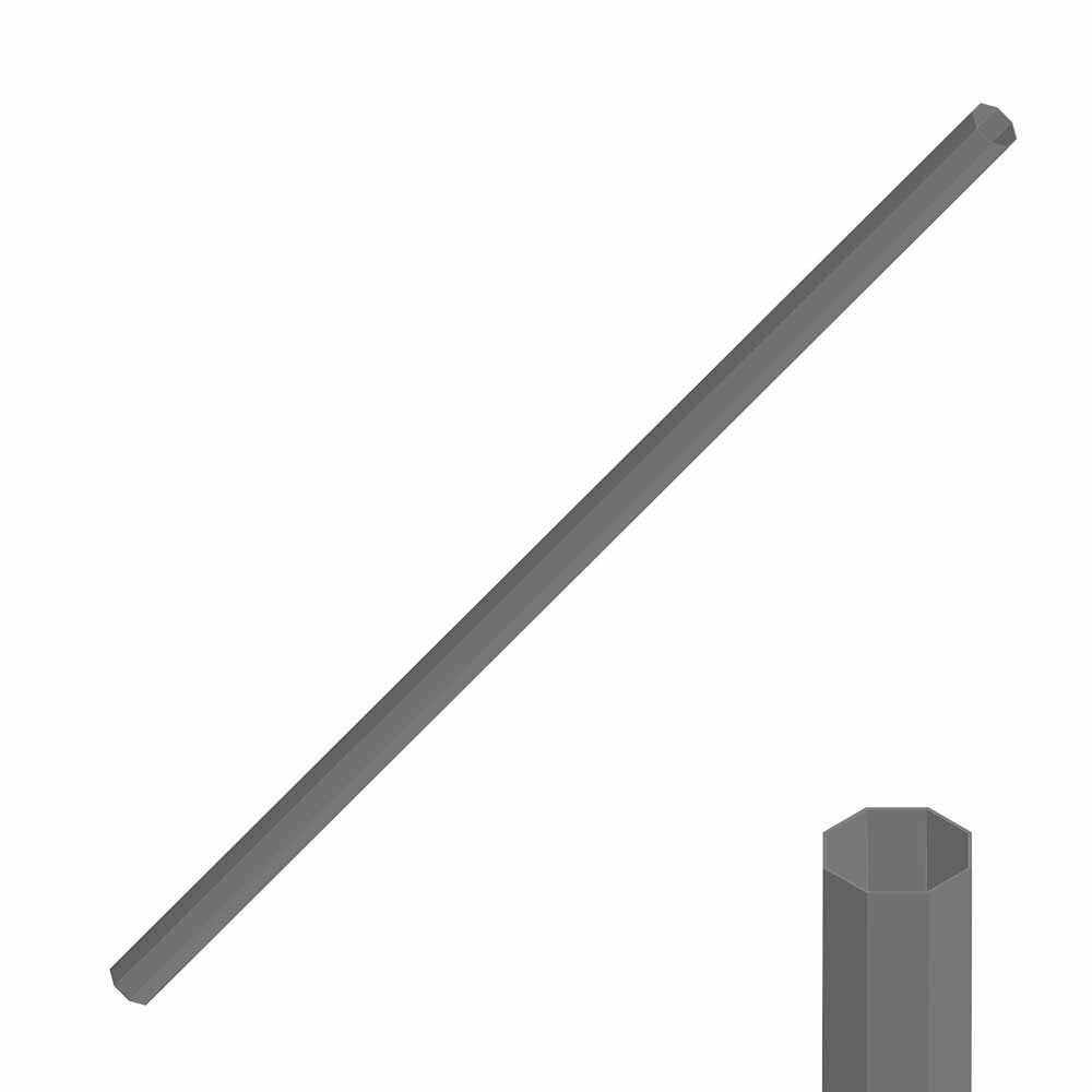 Vamzdis Rive Octo 50mm L182cm Fume
