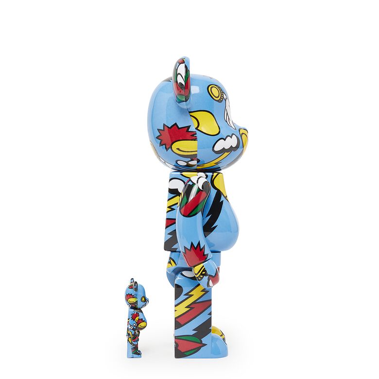 Medicom Bearbrick Grafflex 100%&400%set multicolor