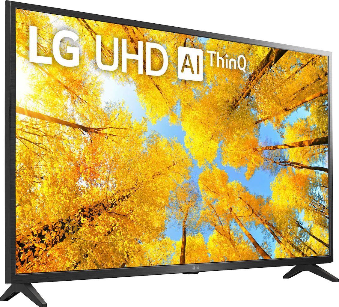 LG 43UQ75009LF LED-Fernseher (108 cm/43 Zoll, 4K Ultra HD, Smart-TV, α5 Gen5 4K AI-Prozessor,Direct LED,HDR10 Pro und HLG,Sprachassistenten)