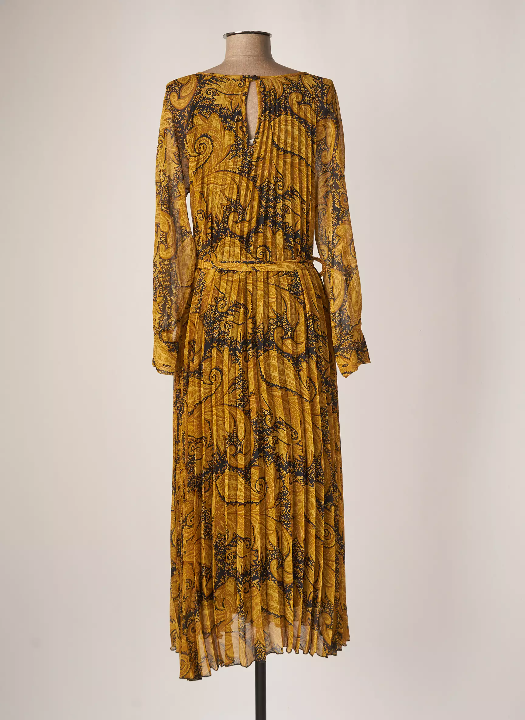 Angela Davis Robes Longues Femme couleur jaune