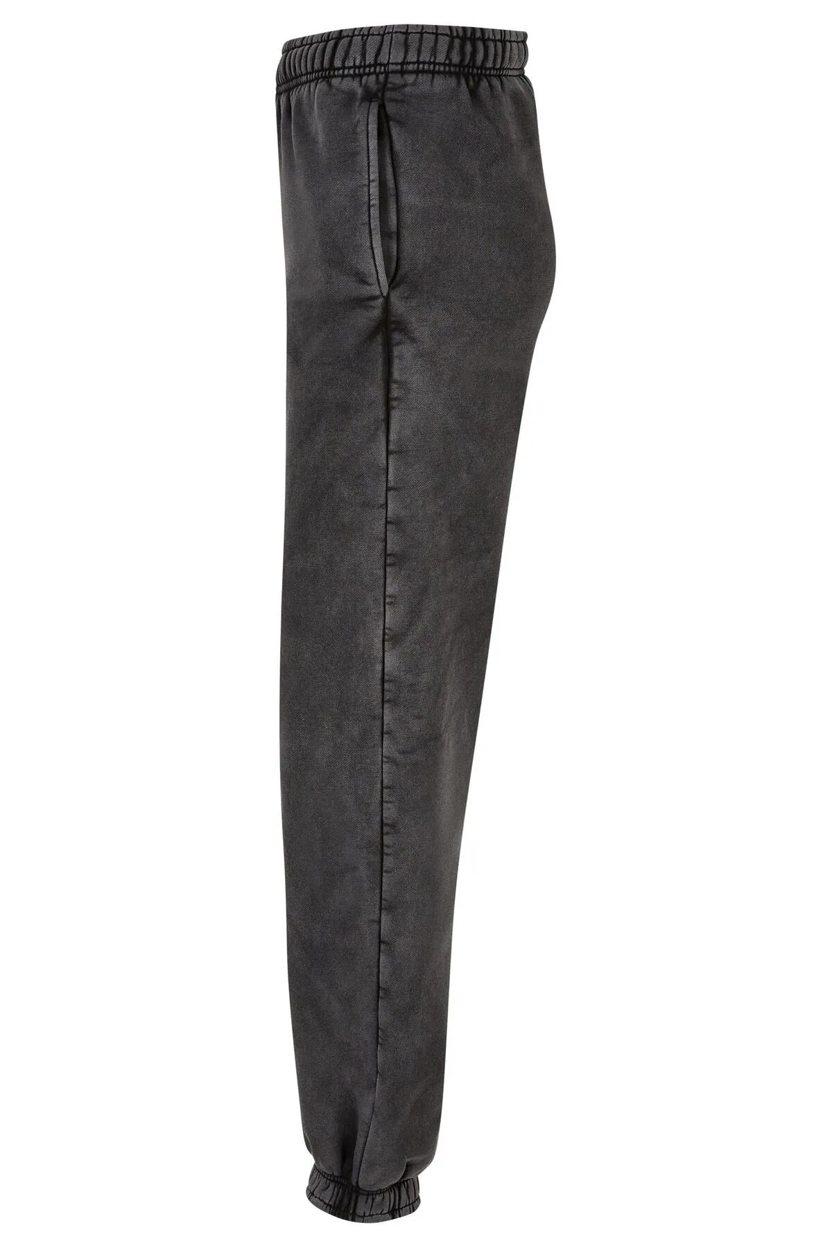 Urban Classics  Damen Sweatpants mit hoher Taille und Stonewashed-Effekt