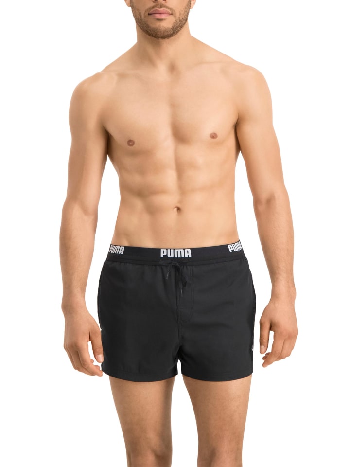 Puma Badehose PUMA SWIM MEN LOGO SHORT in Black günstig kaufen