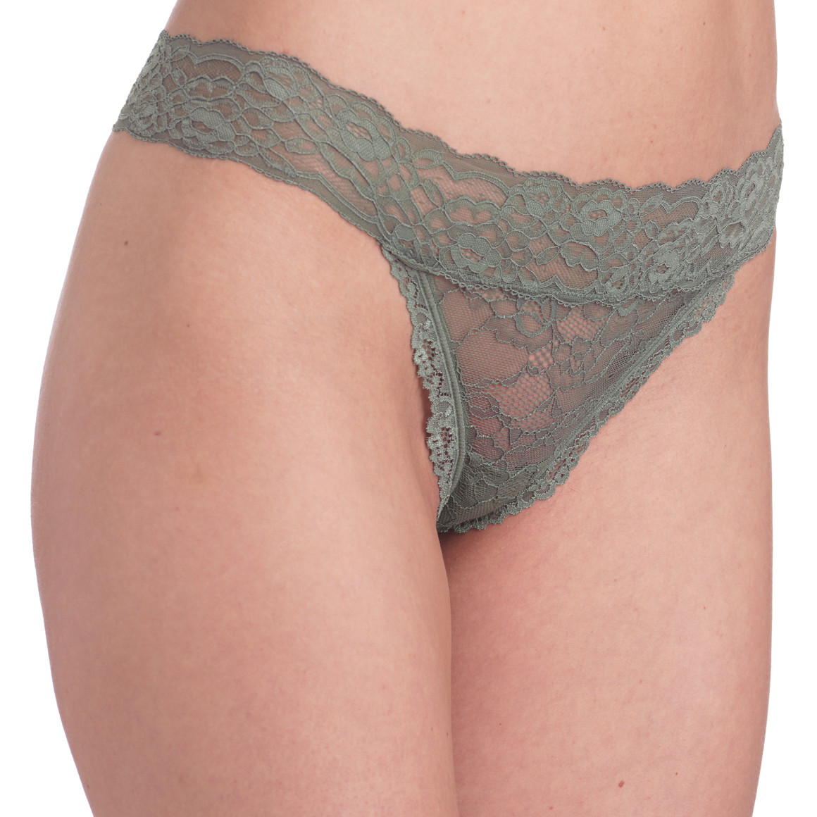 3 Damen Strings mit Spitze