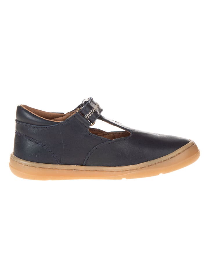 El Naturalista Leder-Ballerinas in Dunkelblau günstig kaufen