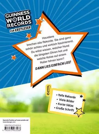Guinness World Records für Erstleser - Haustiere