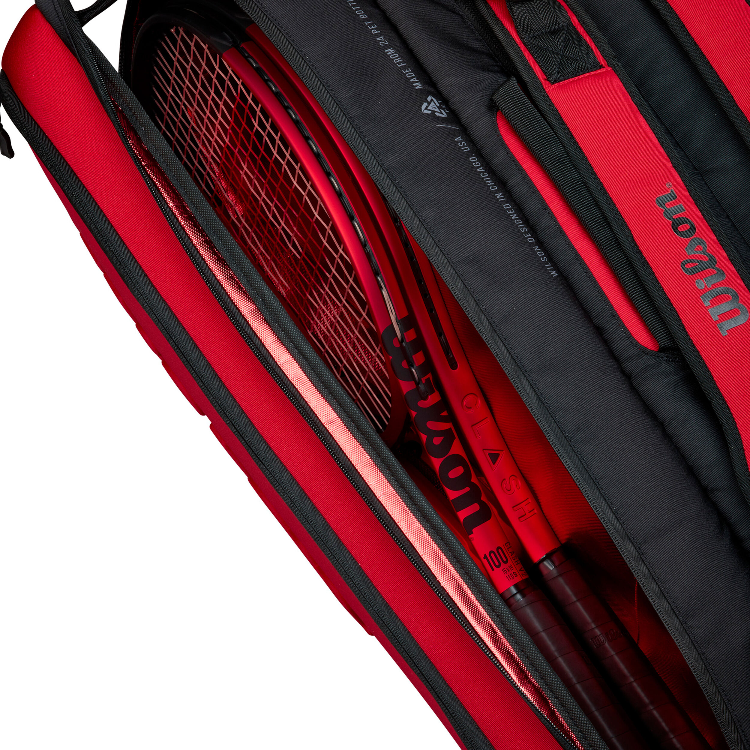 Clash Super Tour Schlägertasche 15er - Rot