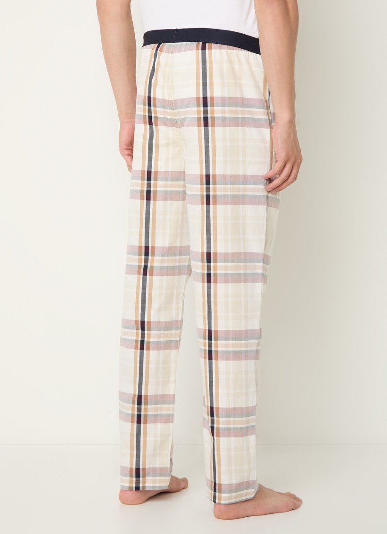 Bas de pyjama Tommy Hilfiger à carreaux et bande logotée