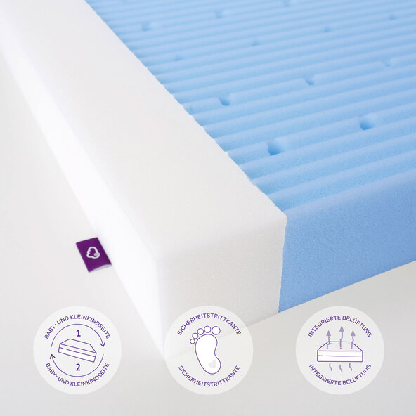 Gitterbettmatratze Air Flow Comfort, 70 x 140 x 11 cm