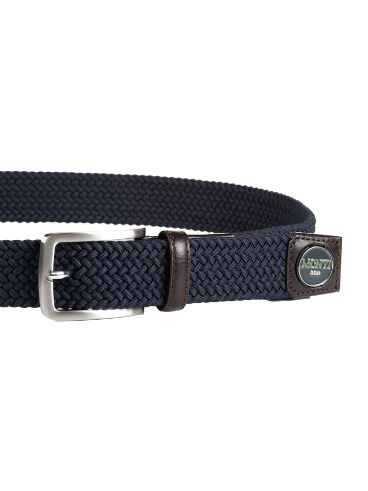 Monti Flechtgürtel BIRDIE in navy uni günstig kaufen