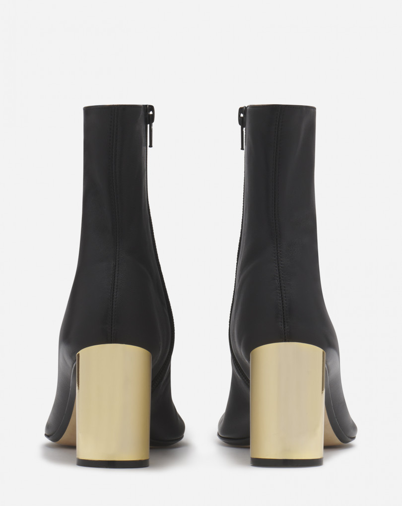 BOTTINES SEQUENCE BY LANVIN EN CUIR A TALONS EPAIS