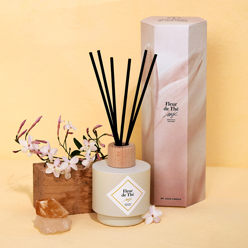 my jolie candle Bouquet parfume fleur de thé Diffuseur parfum