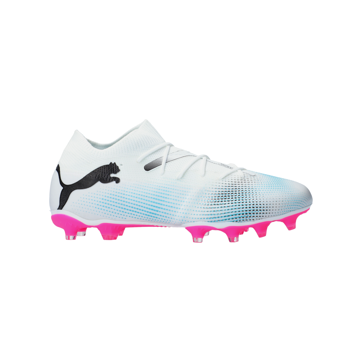 PUMA FUTURE 7 Match FG/AG Phenomenal Weiss Schwarz Pink F01