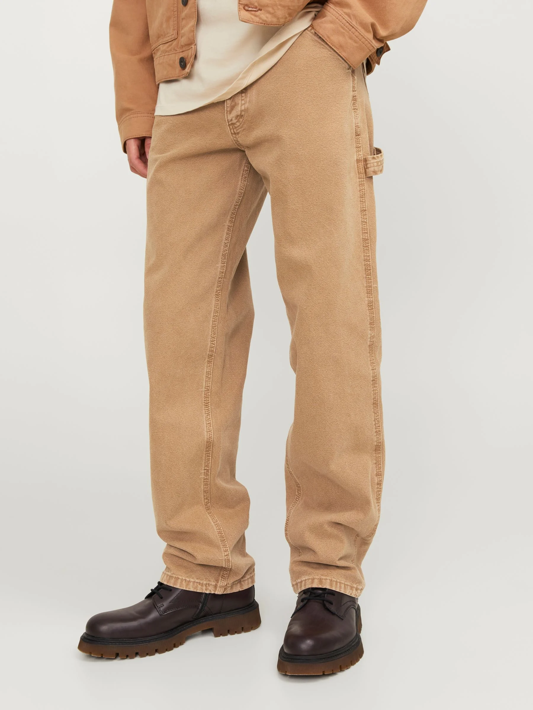 Jack & Jones JJIEDDIE JJCARPENTER - Vaqueros holgados