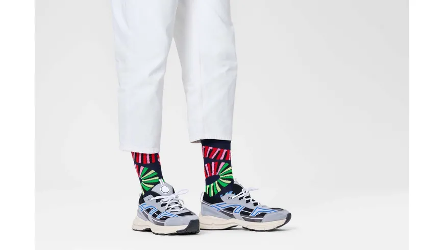 Happy Socks Unisex Socken Piano Notes Navy