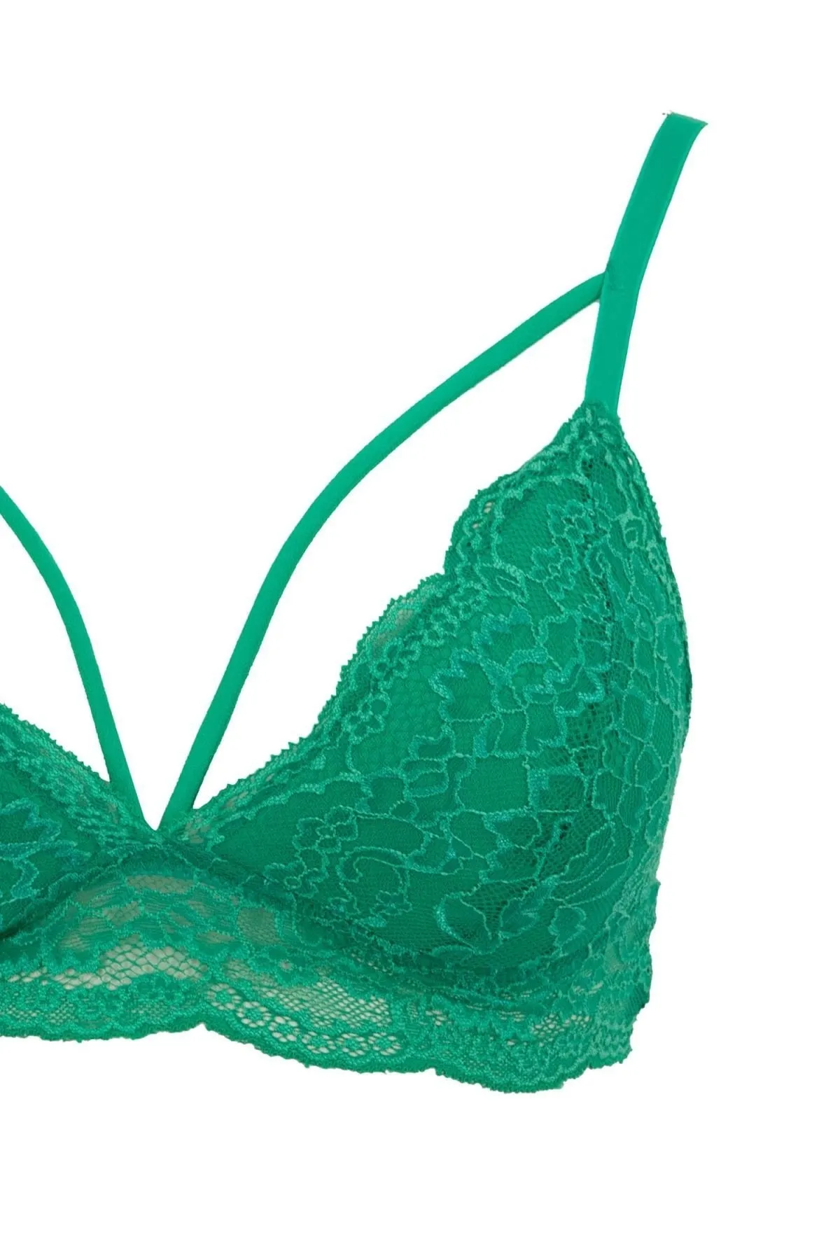DeFacto  Gepolstertes Triangel-Bralette „Fall In Love“ aus Spitze