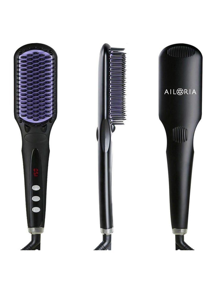 Ailoria FLAWLESS Ionische Haarglättungsbürste  in schwarz günstig kaufen onesize