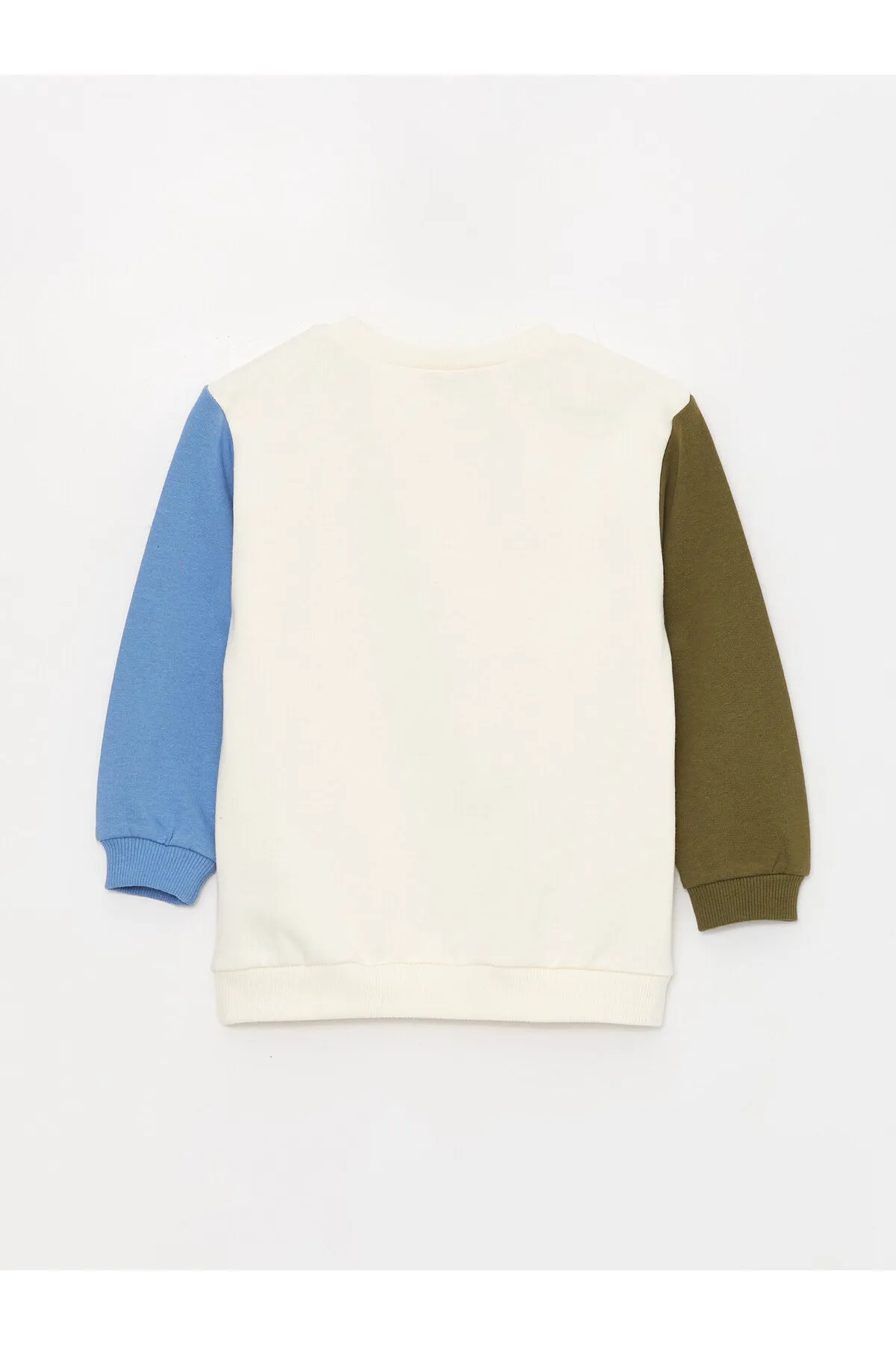 LC Waikiki  Langarm-Sweatshirt mit Rundhalsausschnitt und bedrucktem Baby-Jungen-Sweatshirt