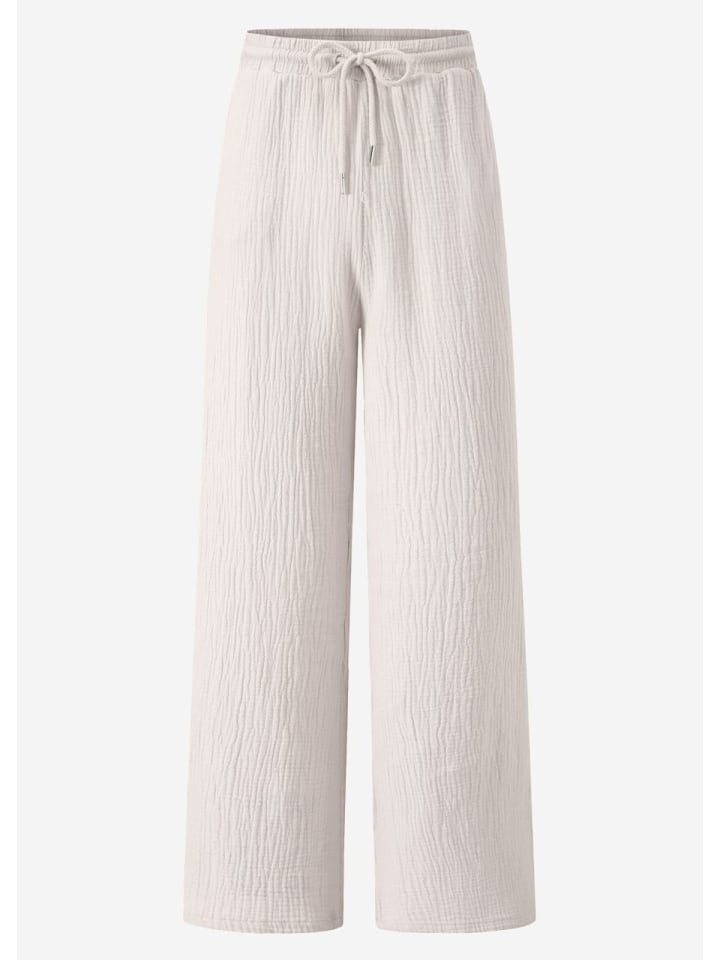 SASSYCLASSY Musselin Hose in Hellbeige günstig kaufen