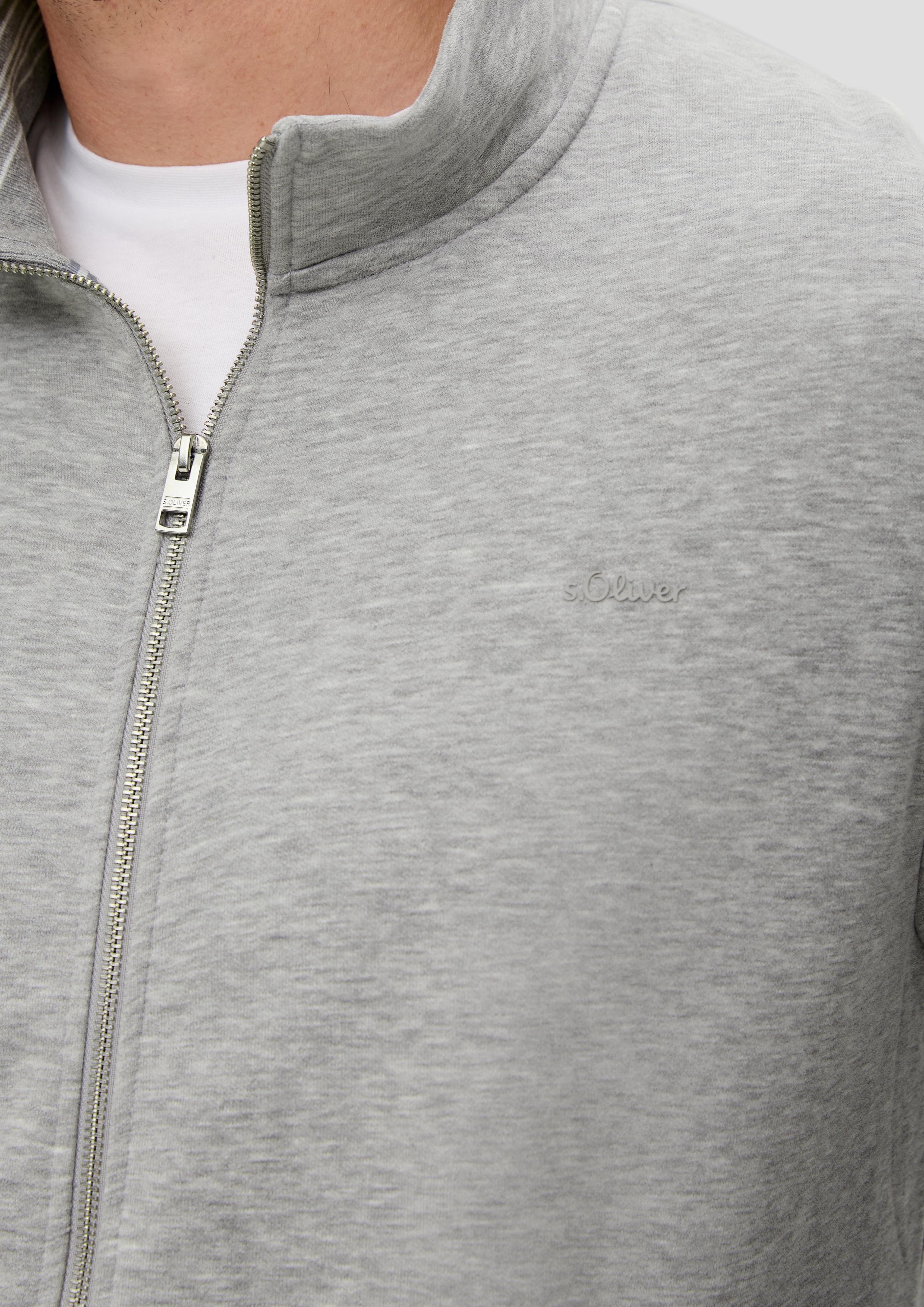 Sweatjacke mit Stehkragen  2139717-9400
