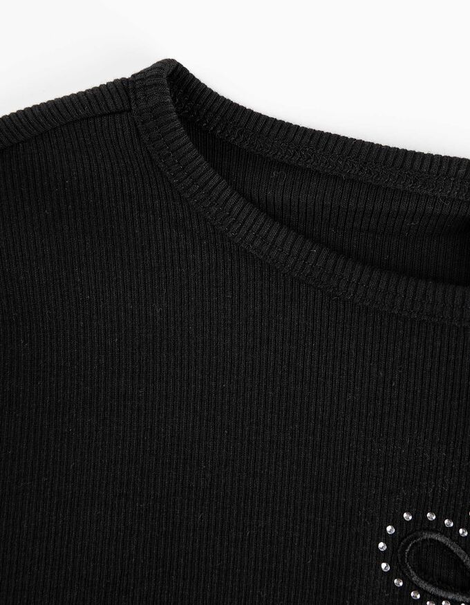 Langarmshirt - Cropped