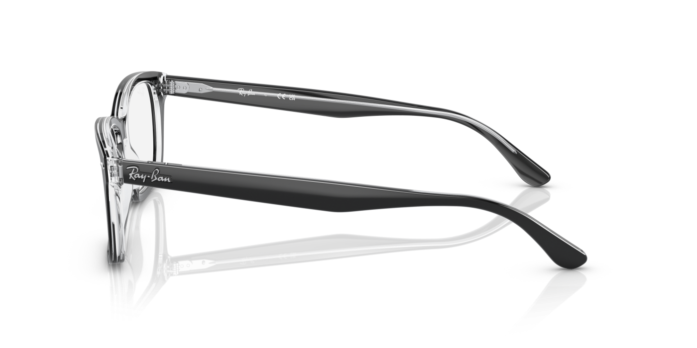 RB5428 OPTICS - Negru lucios pe transparent
