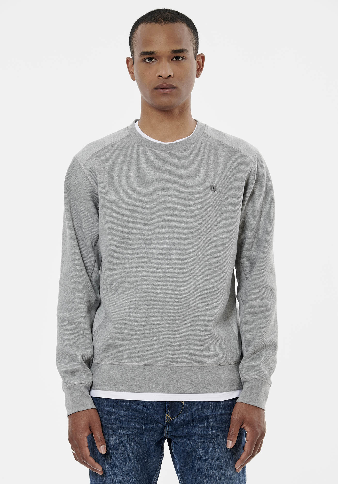 VOLA   Sweat gris homme