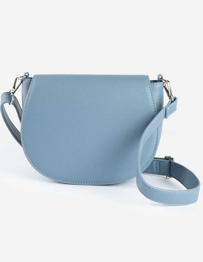 Schultertasche - Druckknopf-Lasche