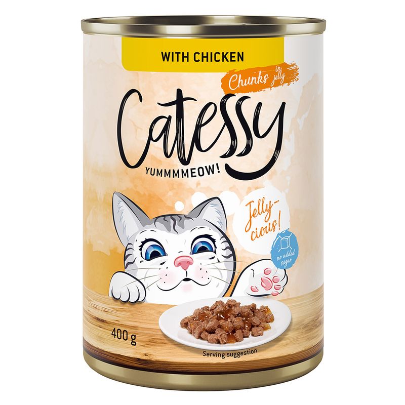 Sparpaket Catessy Häppchen in Sauce oder Gelee 24 x 400 g | bitiba