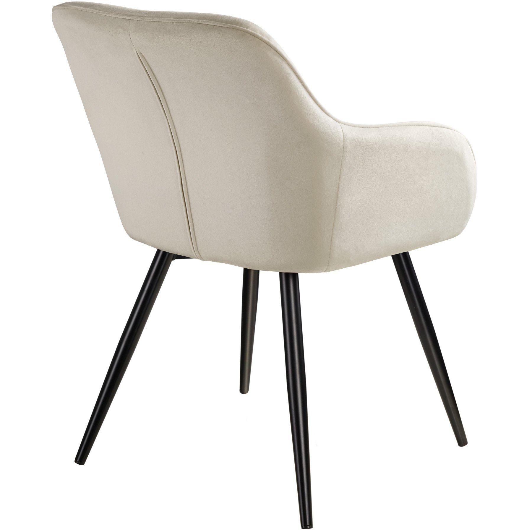 tectake Esszimmerstuhl Marilyn (4er, 4 St), Gepolstert