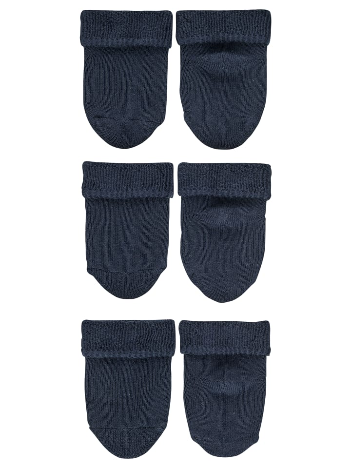 Sterntaler Erstlingssocken 3er-Pack uni in marineblau günstig kaufen onesize