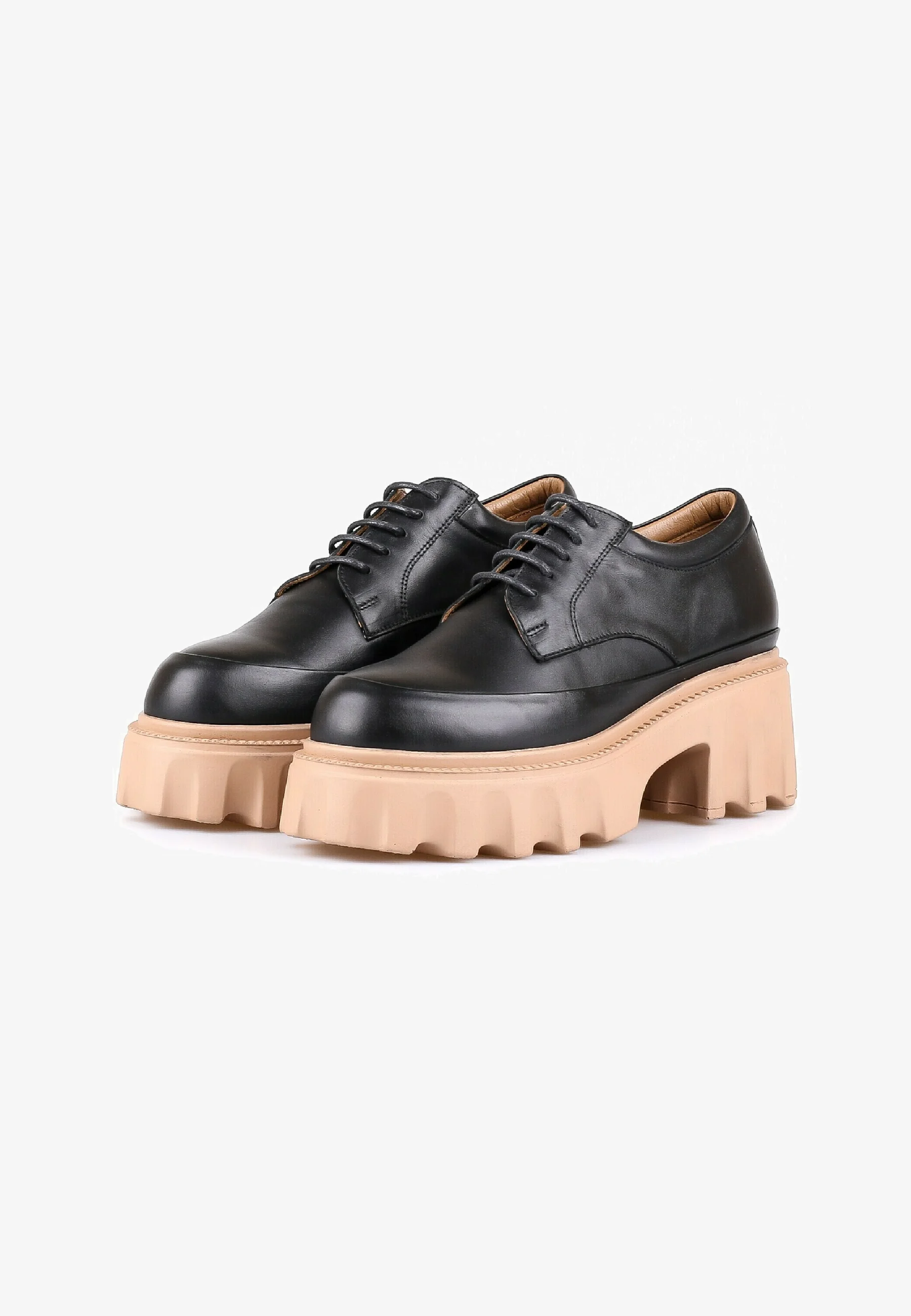 Mocasines con plataforma gruesa Cesare Gaspari - Cordones
