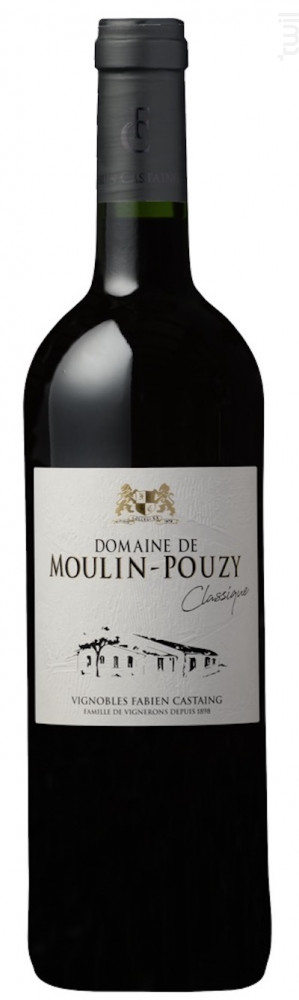 Domaine de Moulin-Pouzy Classique Domaine de Moulin-Pouzy - Vignobles Fabien Castaing Vin Rouge●Bergerac 2018 75cl