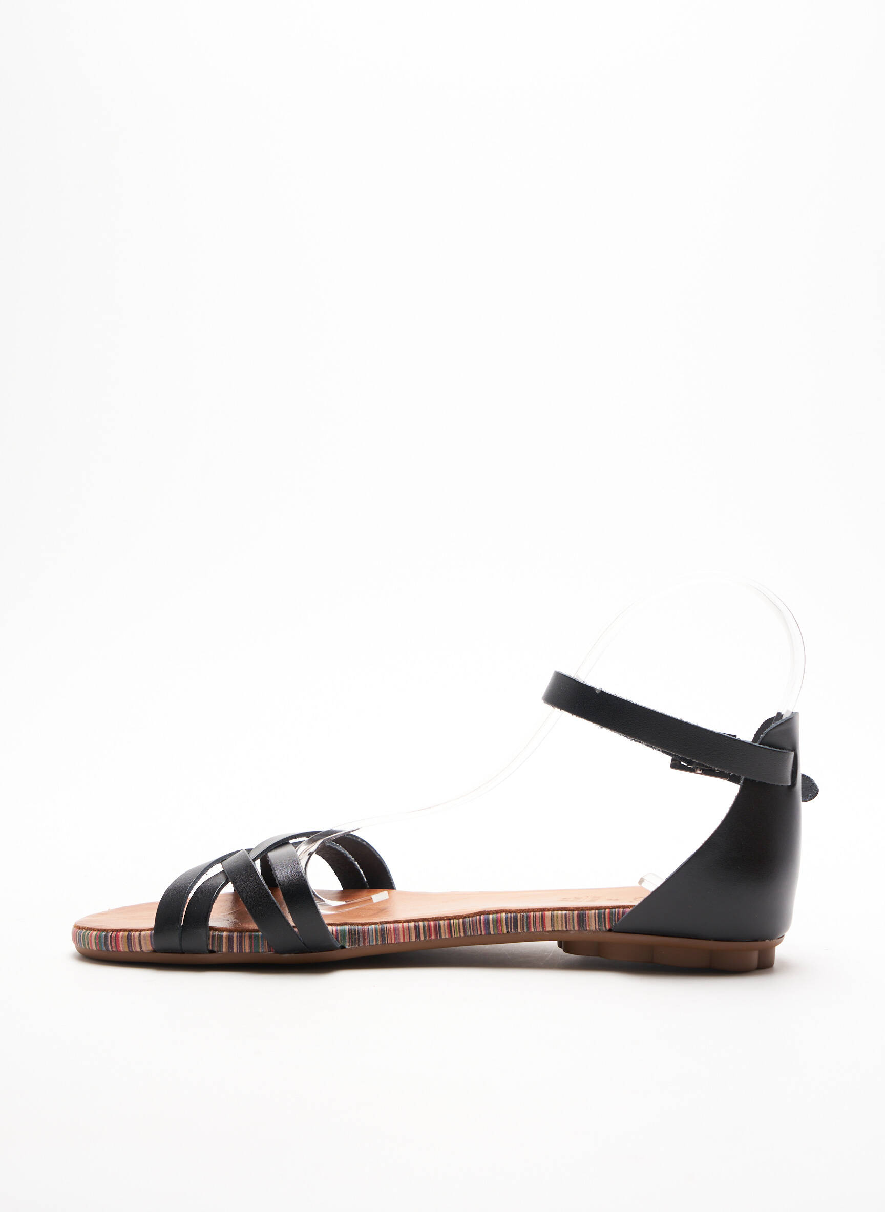 Porronet Sandales Nu Pieds Femme couleur noir