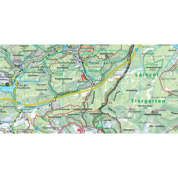 Wienerwald 1 : 50 000. WK 011 - Wanderkarte