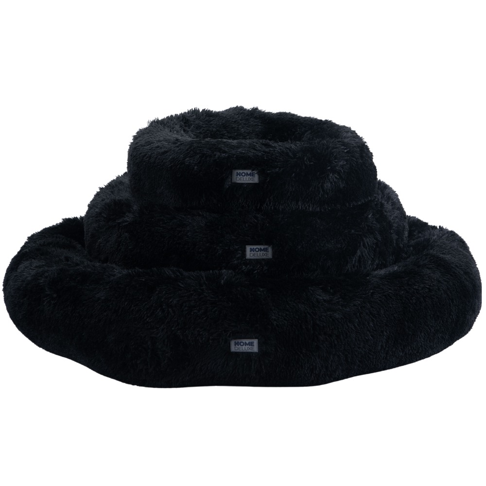 Home Deluxe Haustierbett MUFFIN - Schwarz M
