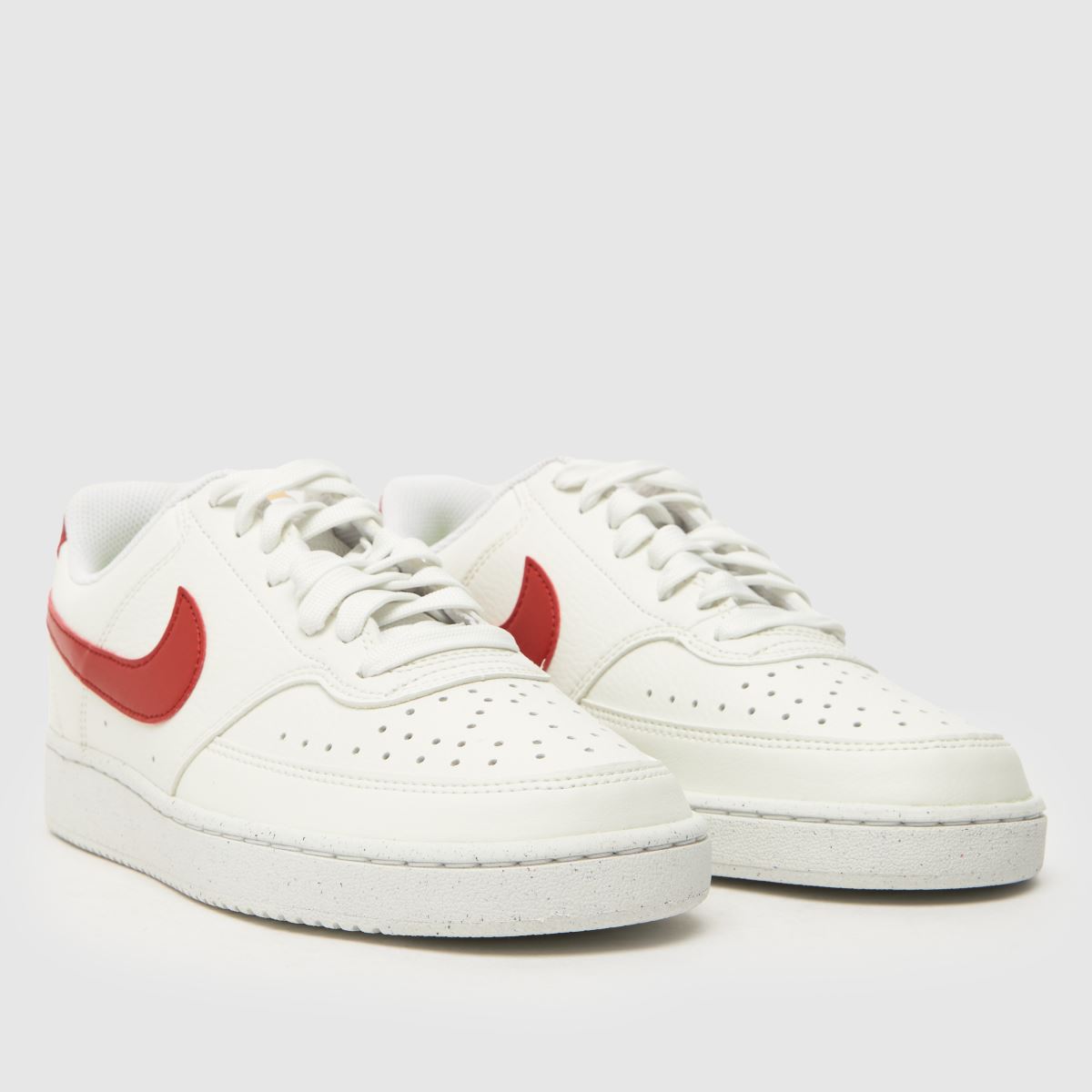 Nike Court Vision Low Better – Vita och röda träningsskor
