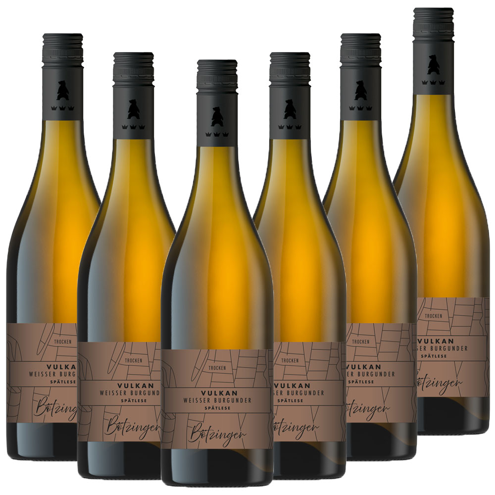 Winzergenossenschaft Bötzingen Der Bötzinger - Weißer Burgunder Spätlese trocken - 6er Karton