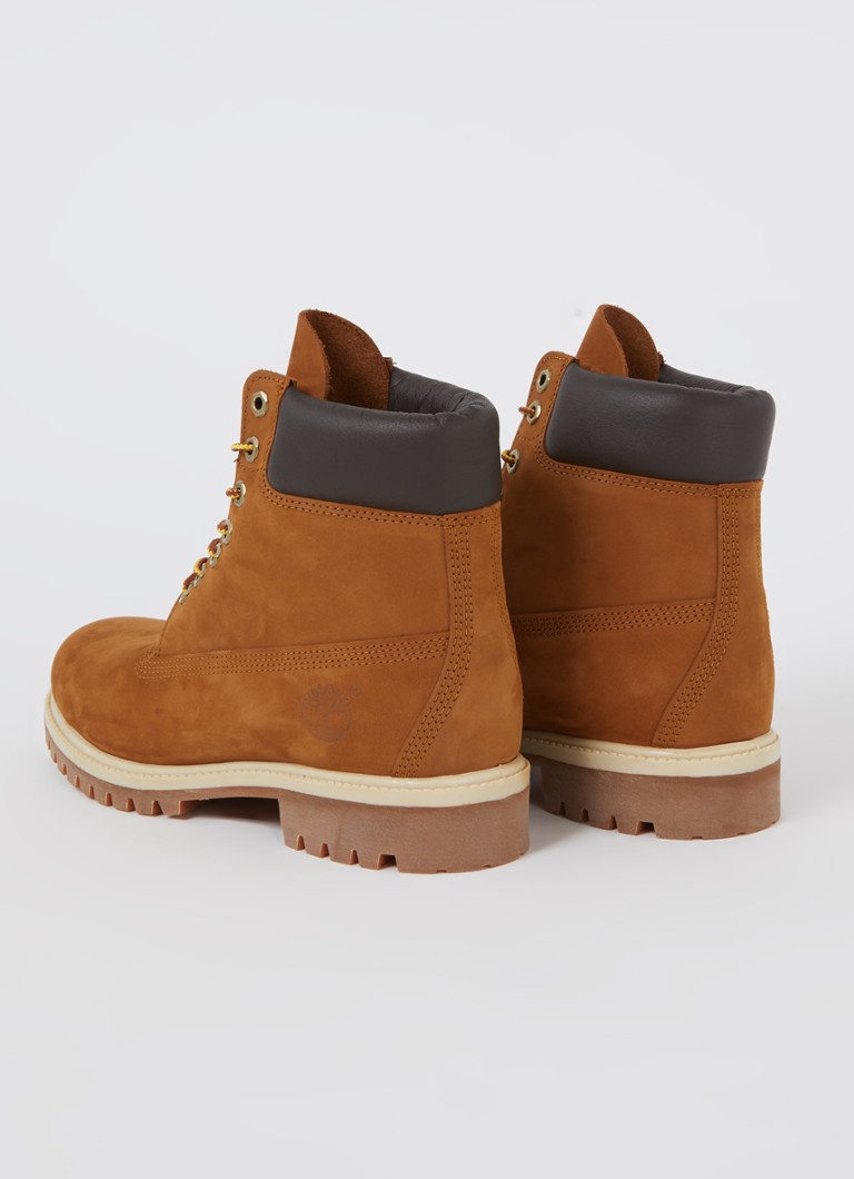 Ghete Timberland Premium Leather cu șireturi de 6 inci