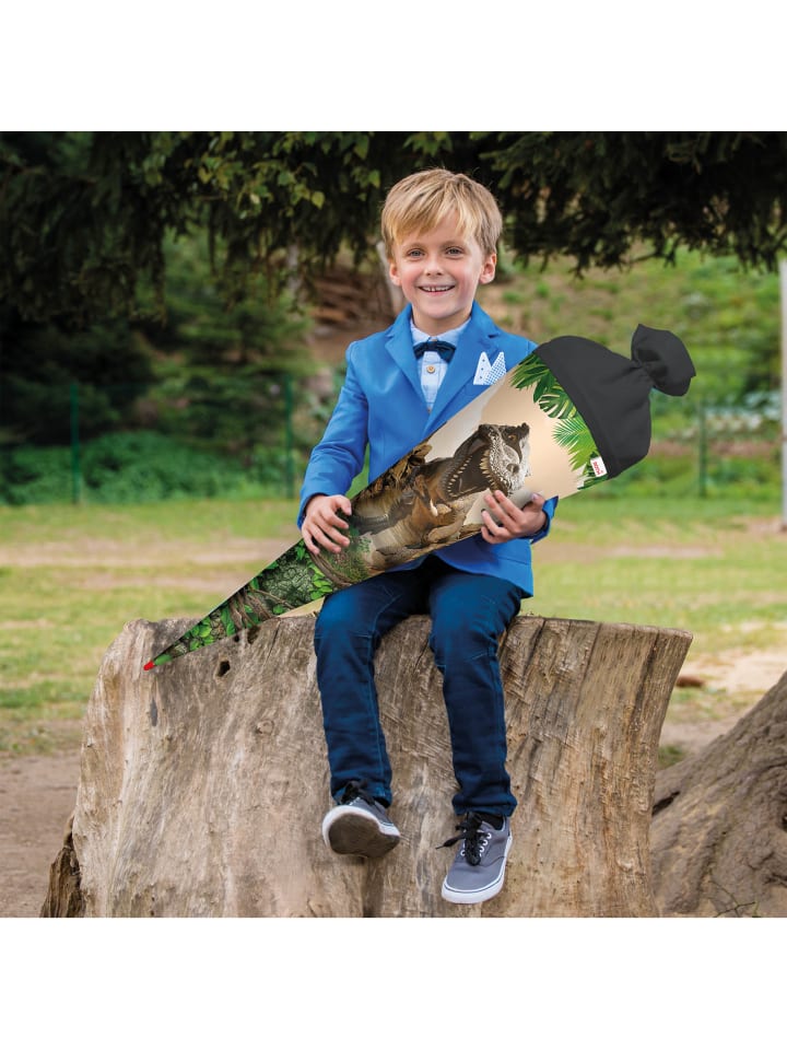 ROTH Schultüte groß Tyrannosaurus 70 cm, Sound in Grün günstig kaufen onesize