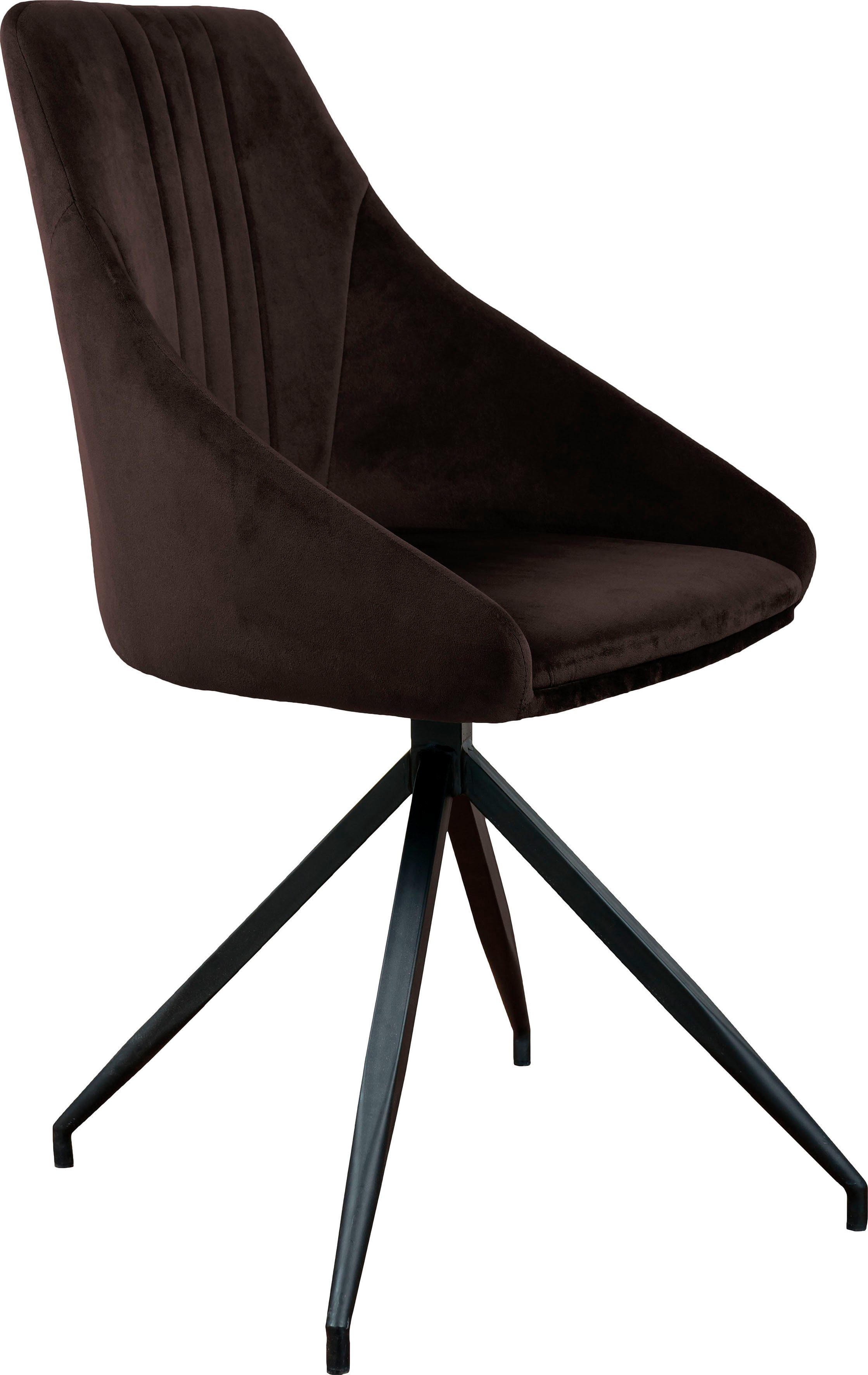 Kayoom Polsterstuhl Stuhl Martha 110 (Set), mit Drehfunktion