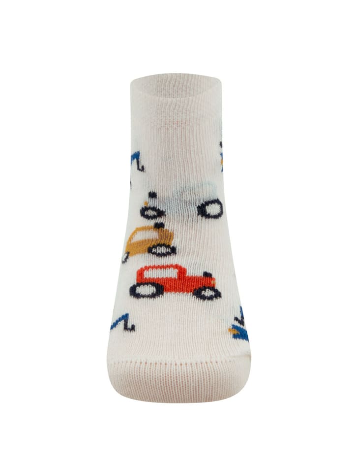 ewers 2er-Set Socken 2er Pack Baustellenfahrzeuge in aquamarin-latte günstig kaufen