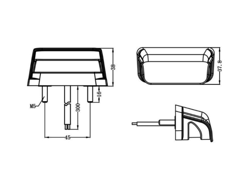 Tip-it 12/24V LED Kennzeichenbeleuchtung