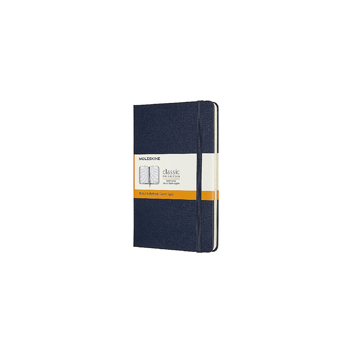 Moleskine Notizbuch, Medium, Liniert, Hard Cover, Saphir