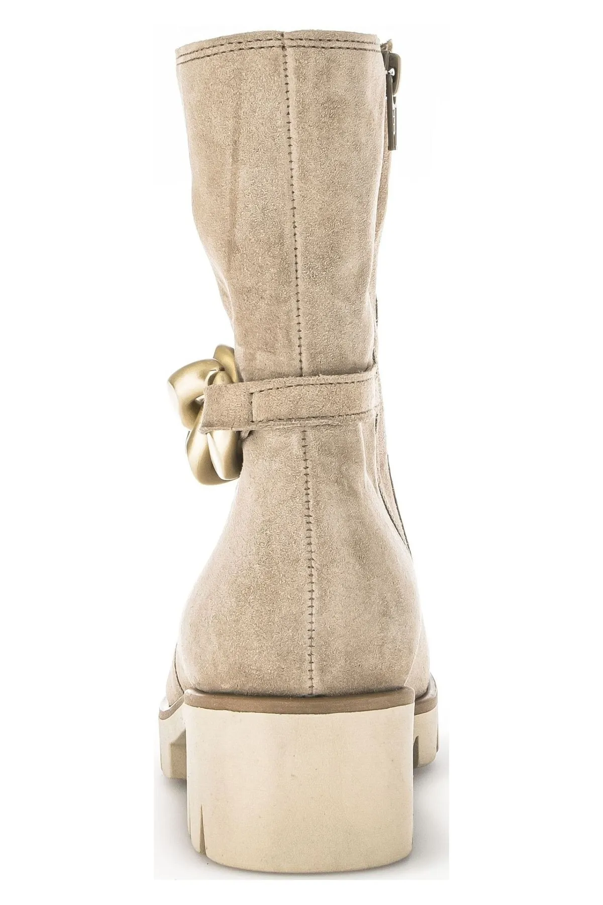 GABOR  Stiefelette - Beige - Blockabsatz