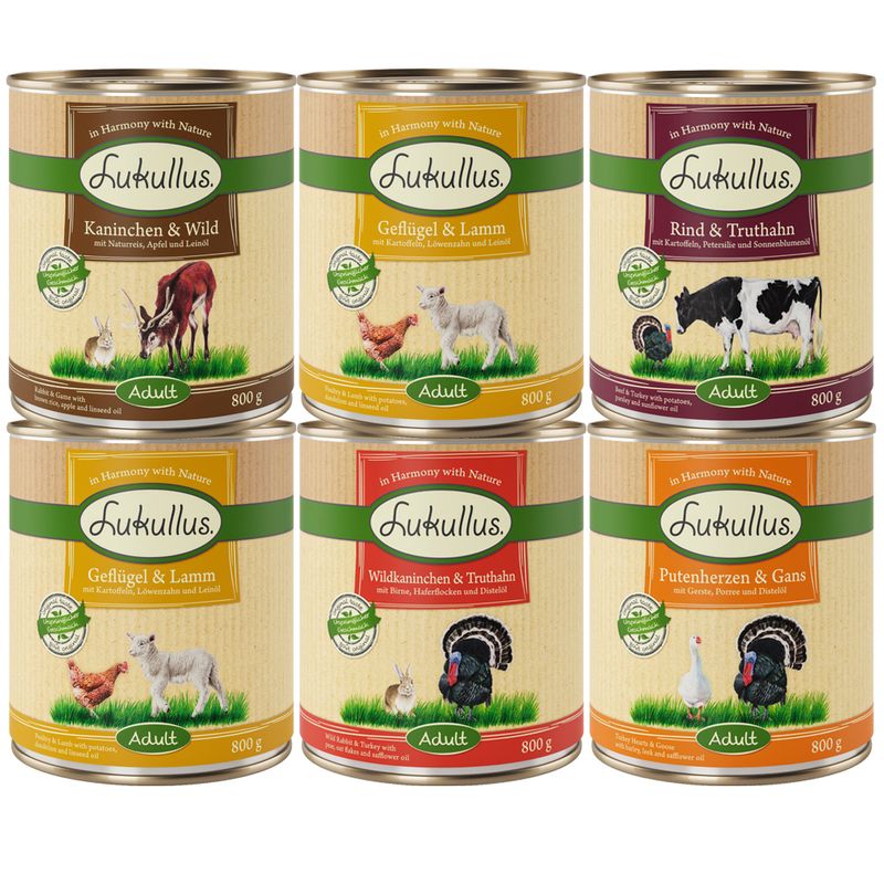 Sparpaket Lukullus Naturkost 24 x 800 g