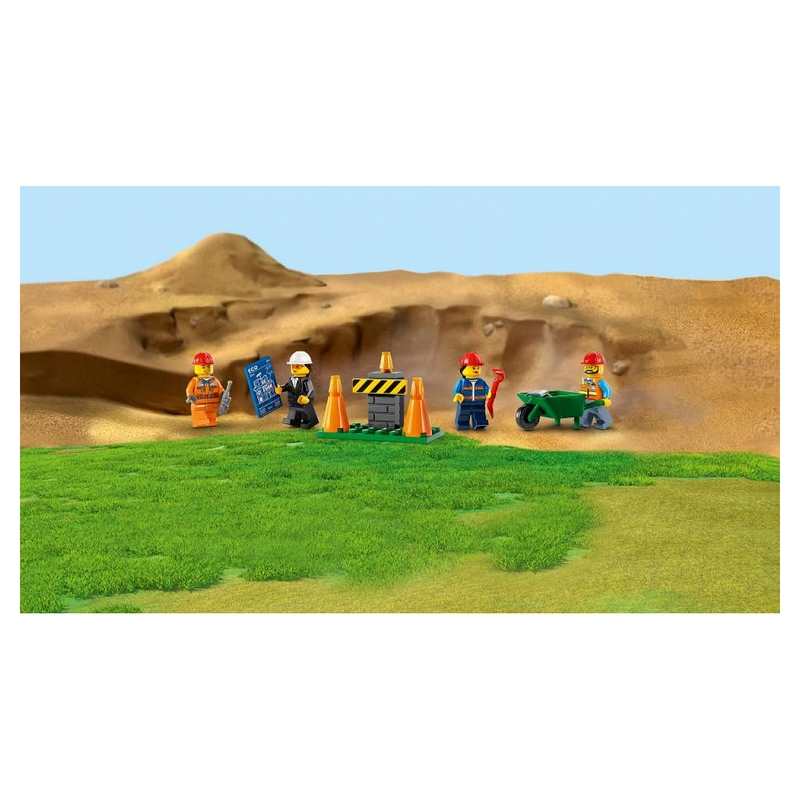 60391 Les camions de chantier et la grue à boule de démolition, LEGO City