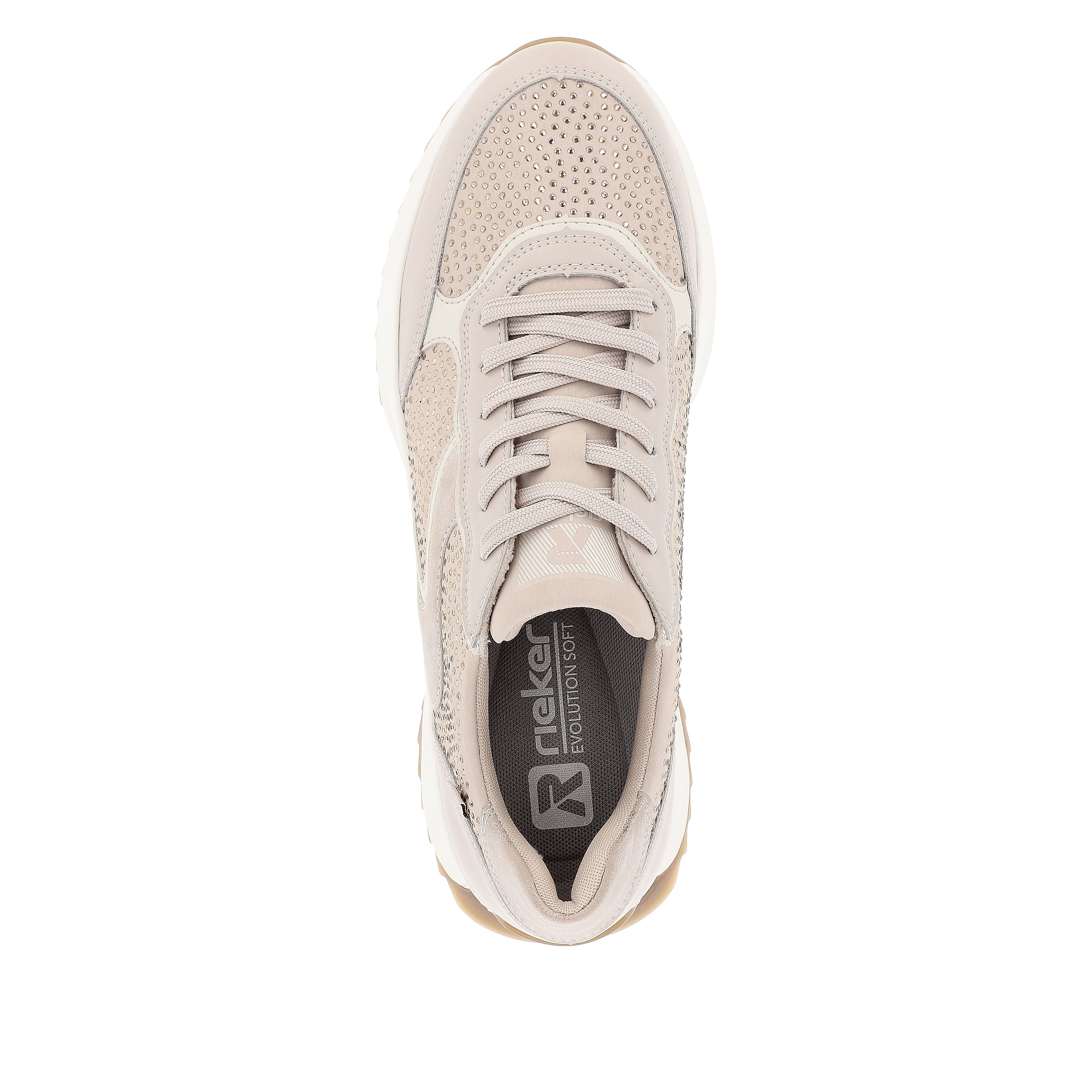 Rieker Damen Sneaker Low champagne
