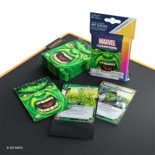 Gamegenic - Marvel Champions Art Sleeves - Hulk (50+1)