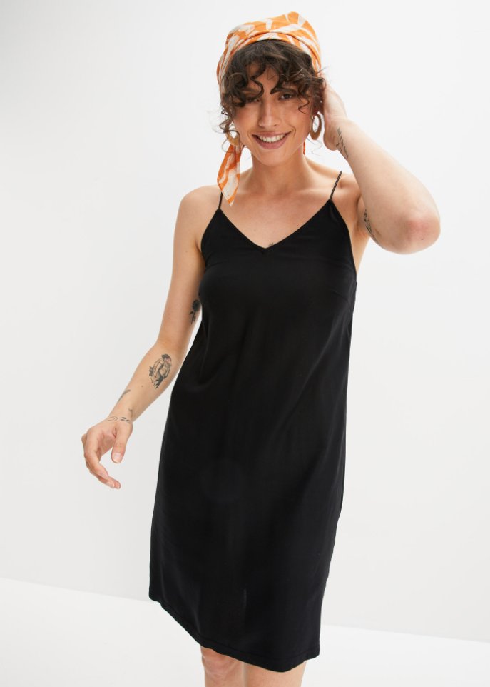 Kurzes Kleid mit elastischen Trägern