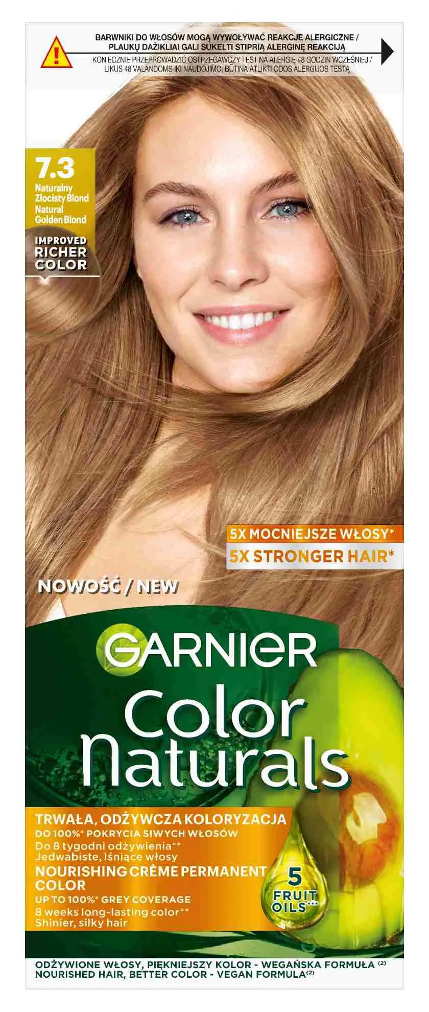 Garnier Color Naturals боја за косу 7.3 природна златно плава